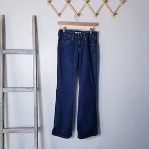 LEVI'S 518 BOOTCUT DARK DEIUM 99% COTTON JEANS SIZE 9